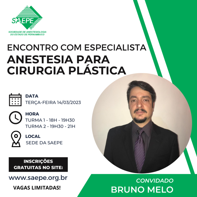 Encontro com Especialista - Anestesia para Cirurgia Plástica