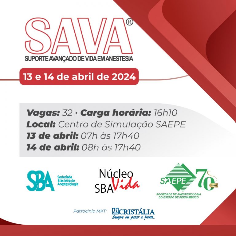 SAVA - Suporte Avançado de Vida em Anestesia